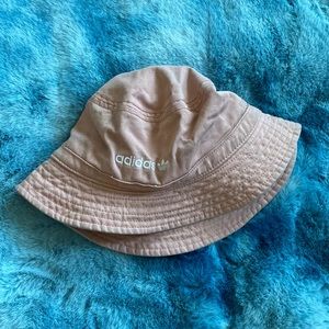 Pink adidas bucket hat